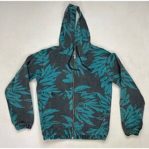 Warriors Of Radness Lightweight Hooded Jacket Men Small Blue Black